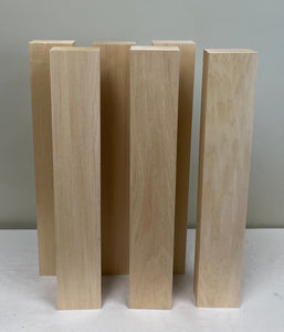Basswood Carving Blocks - (6) 2" x 3" x 18"