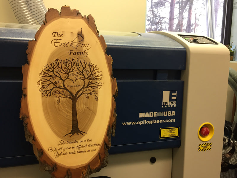 Now Introducing the Epilog Laser to Janish Woodworks, Inc.
