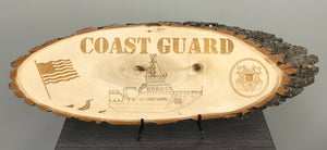 Coast Guard Laser Engraved Wood Plaque - Coast Guard Gift - Coast Guard Personalized Gift