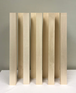 Basswood Carving Blocks (10) 2" x 2" x 23.75"