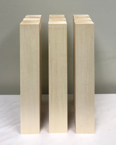 Basswood Carving Blocks - (9) 2" x 3" x 18"