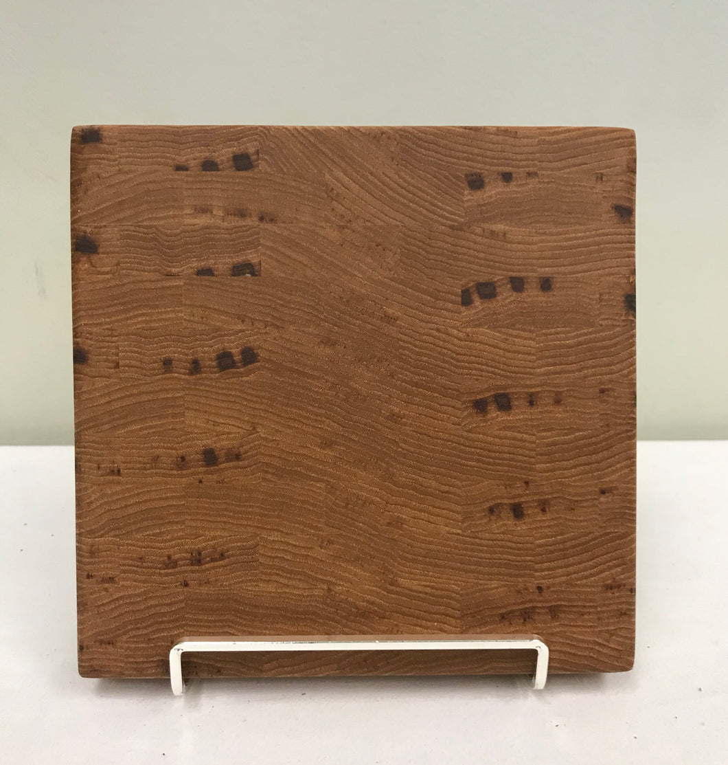 End grain cutting board - Hickory cutting board