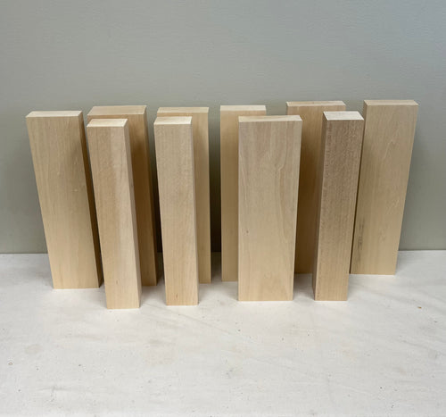 Basswood Block Variety Pack - Carving Blocks - Wood Carving Blocks - 12